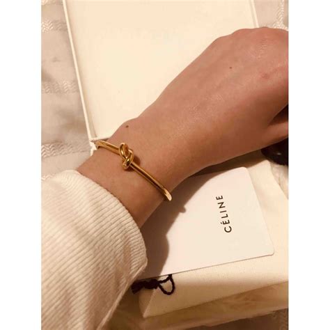 celine knot bracelet replica|celine knot bracelet gold.